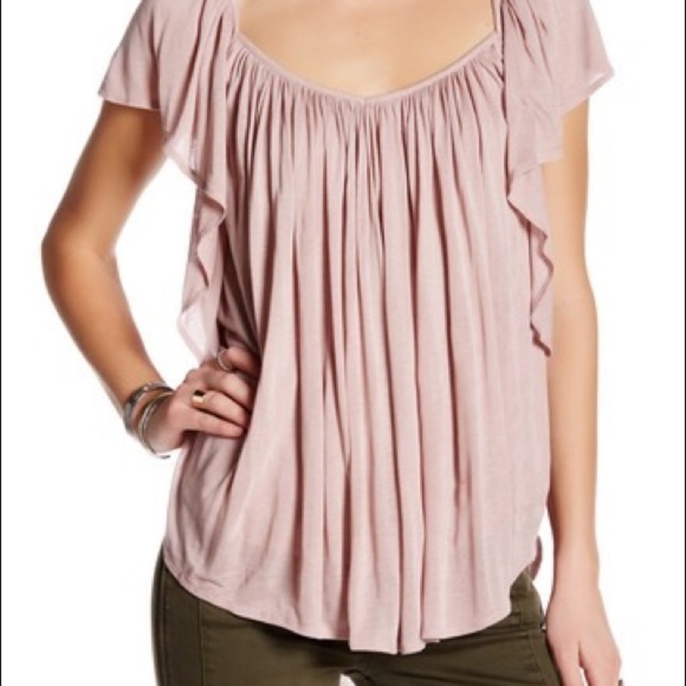 Free People Forever And Always size XS pink top - Picture 1 of 8